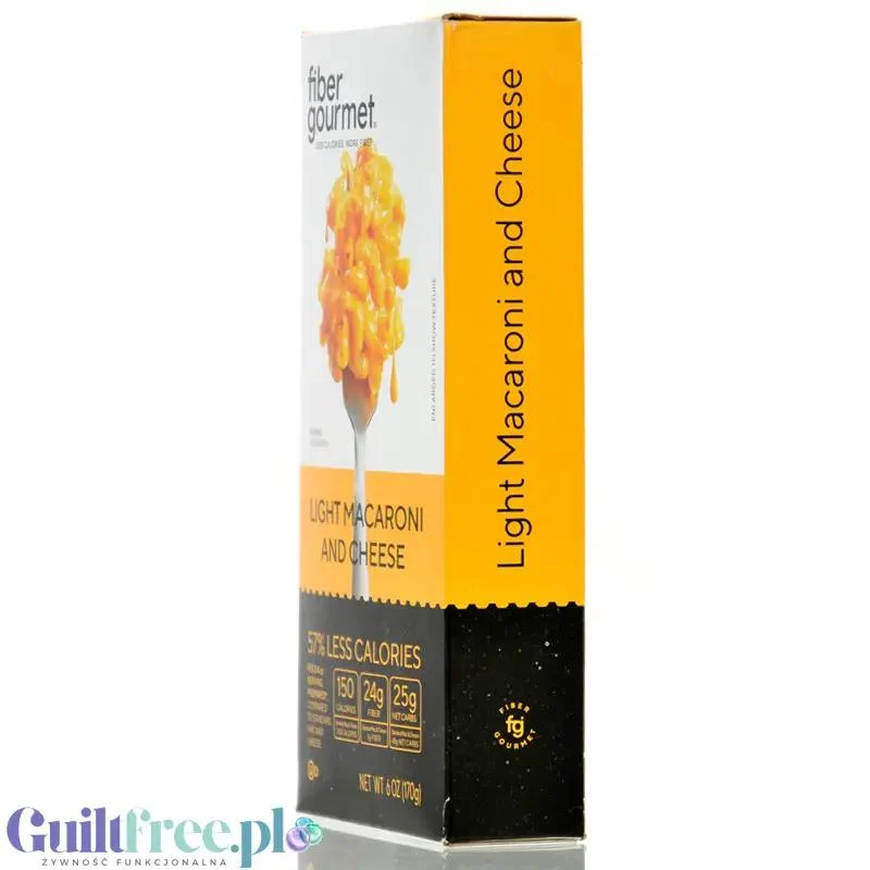 Fiber Gourmet Light Macaroni and Cheese - błonnikowy makaron 48% mniej kalorii z sosem serowym