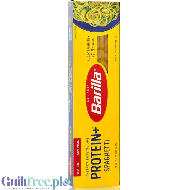 Barilla Protein+ Spaghetti - makaron proteinowy z białkiem grochu, ciecierzycy i witaminami