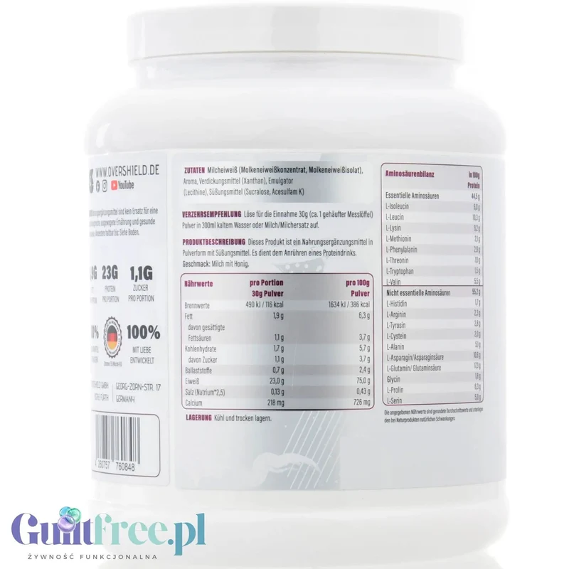 Overshield® Protein Coffee L'Over Barista Pumpkin Spice Latte - kawa proteinowa 21g białka