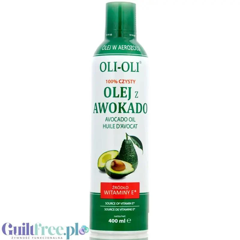 OLI-OLI, 100% Czysty Olej z Awokado w sprayu 400ml