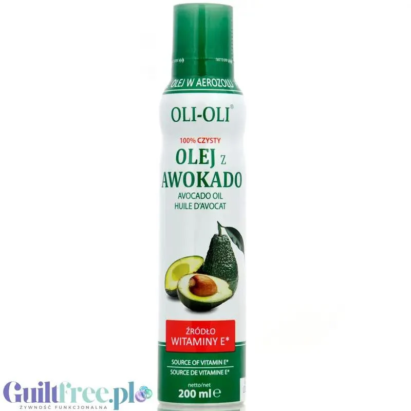 OLI-OLI, 100% Czysty Olej z Awokado w sprayu 200ml