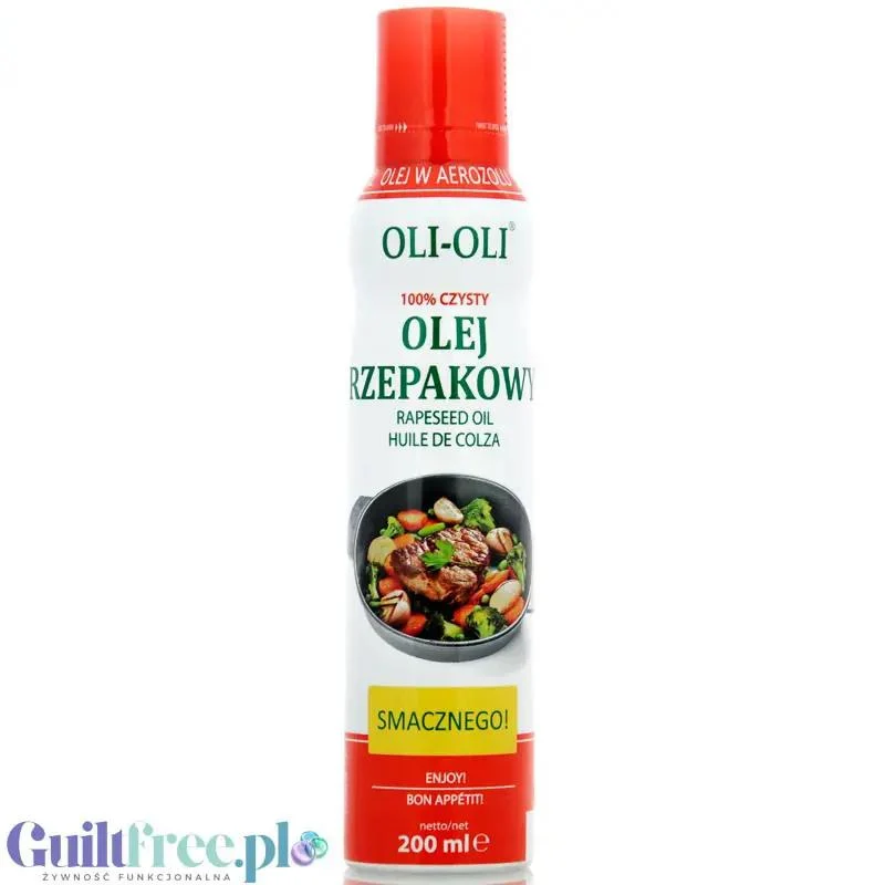 OLI-OLI, 100% Czysty Olej Rzepakowy w sprayu 200ml