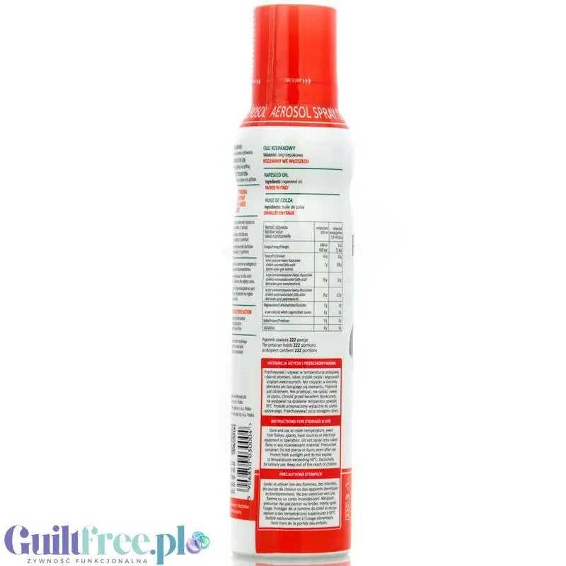OLI-OLI, 100% Czysty Olej Rzepakowy w sprayu 200ml
