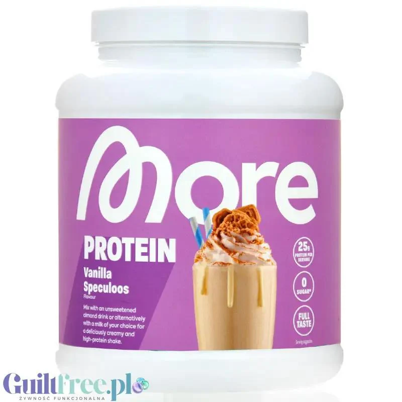 More Nutrition Total Protein Vanilla Speculoos 0,6kg - kazeina, gęsta odżywka wnailiowa z ciasteczkami