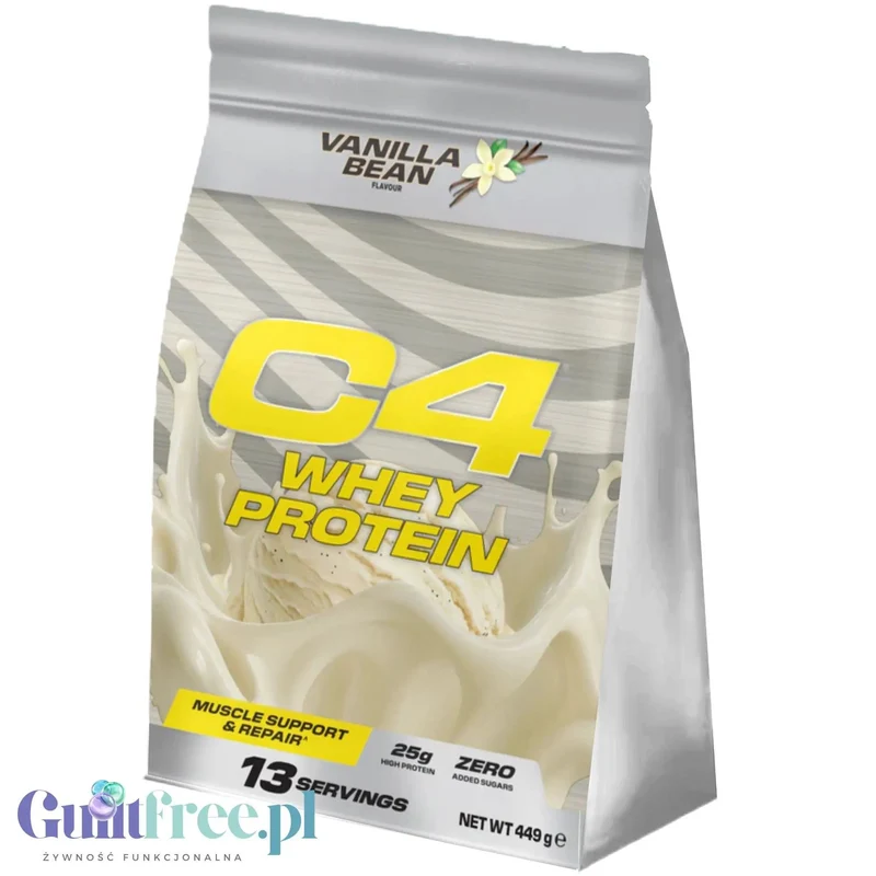 C4 Whey Protein Vanilla Bean - waniliowa odżywka białkowa
