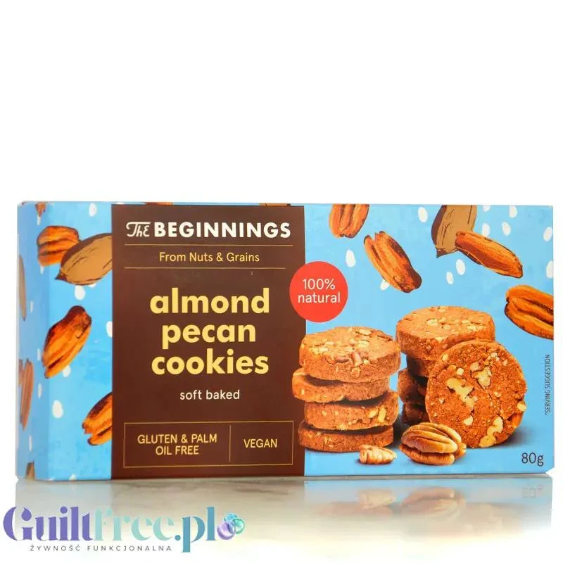 The Beginnings Almond Pecan Cookies - wegańskie ciasteczka bez glutenu i oleju palmowego