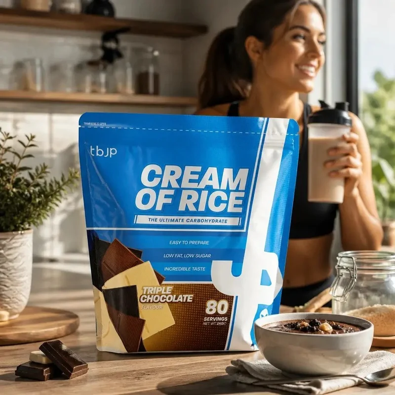 TBJP Cream of Rice, Triple Chocolate 2kg - kleik ryżowy bez cukru, regeneracyjny posiłek treningowy