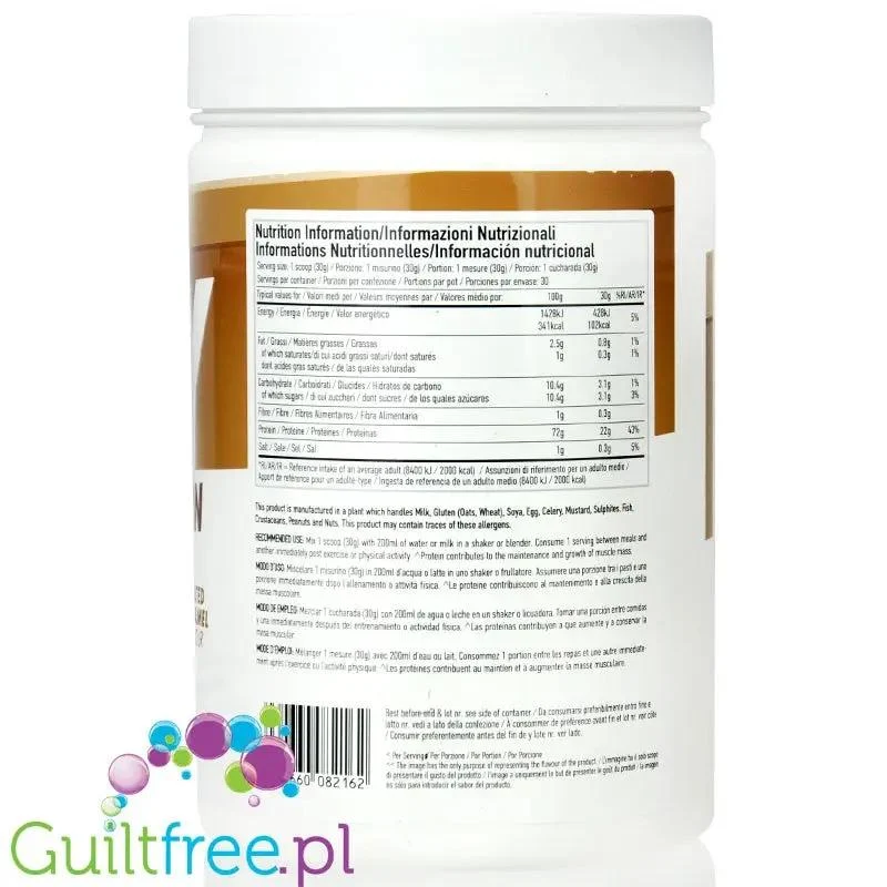 Per4m Whey Advanced Protein Salted Caramel 900g - gęsta odżywka białkowa WPC, WPI & MPC