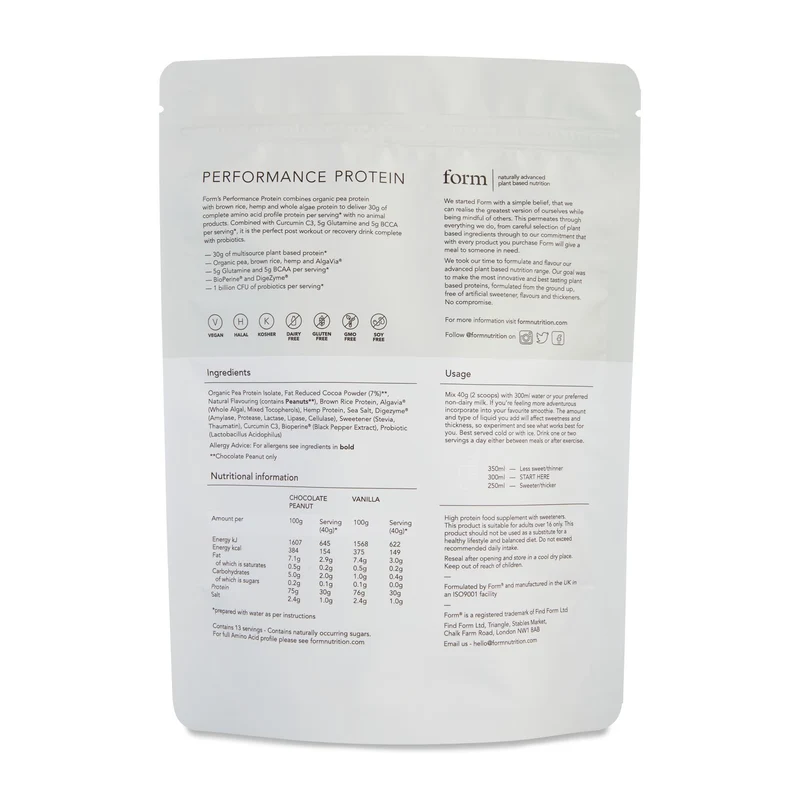 Form Nutrition Performance Protein