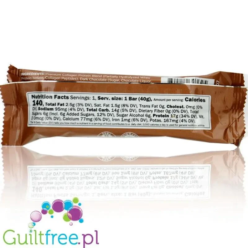 Built Bar Protein Puffs Brownie Batter - proteinowy baton marshmallow w czekoladzie 17g białka & 140kcal