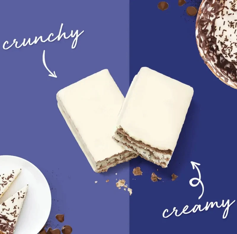 Power Crunch Chocolate Chip Cheesecake - proteinowy wafelek o smaku sernika z białą i mleczną czekoladą