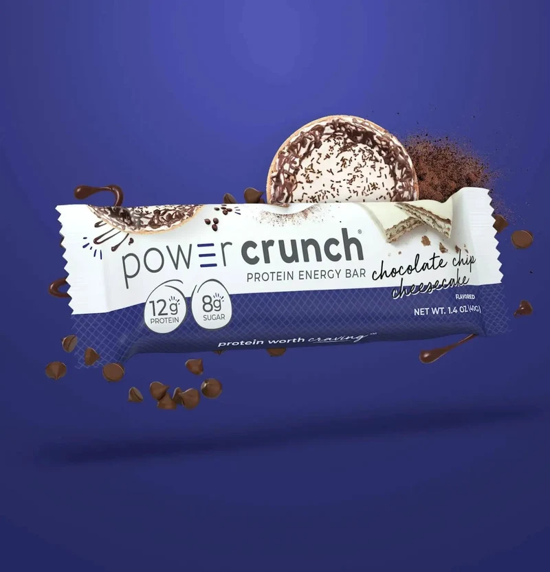 Power Crunch Chocolate Chip Cheesecake - proteinowy wafelek o smaku sernika z białą i mleczną czekoladą