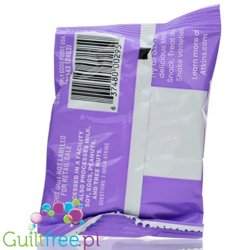 Atkins Endulge Gummy Bears PUDEŁKO x 6 saszetek - owocowe keto żelki misie bez cukru