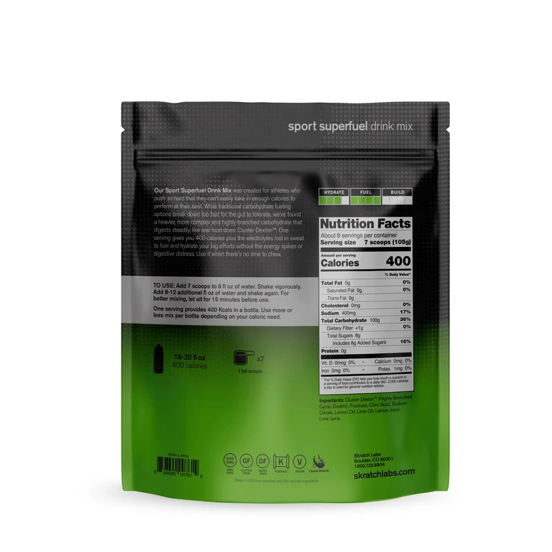 Skratch Labs Super High-Carb Hydration Drink Mix