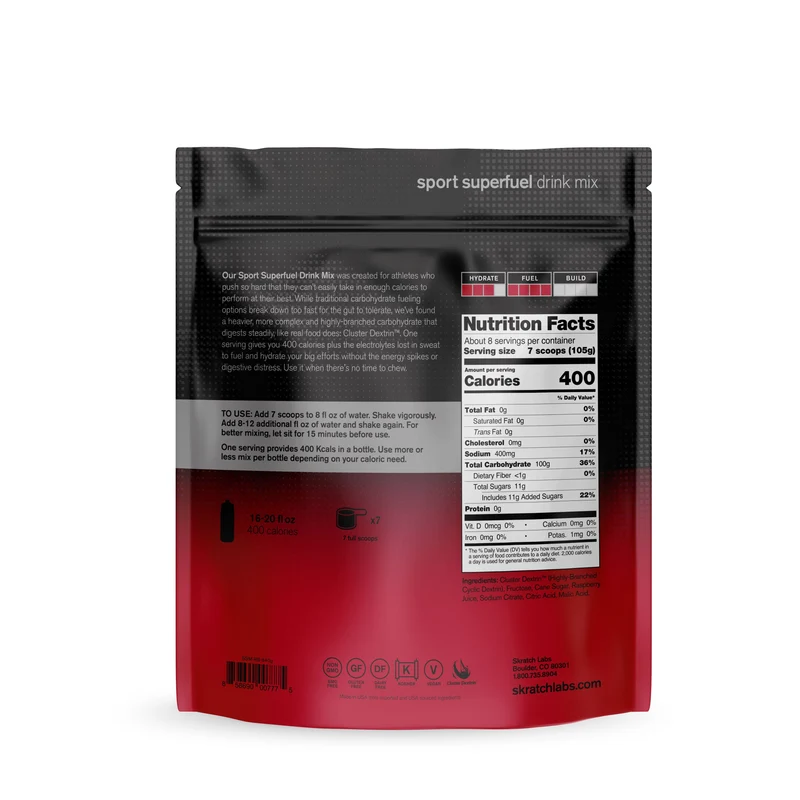 Skratch Labs Super High-Carb Hydration Drink Mix