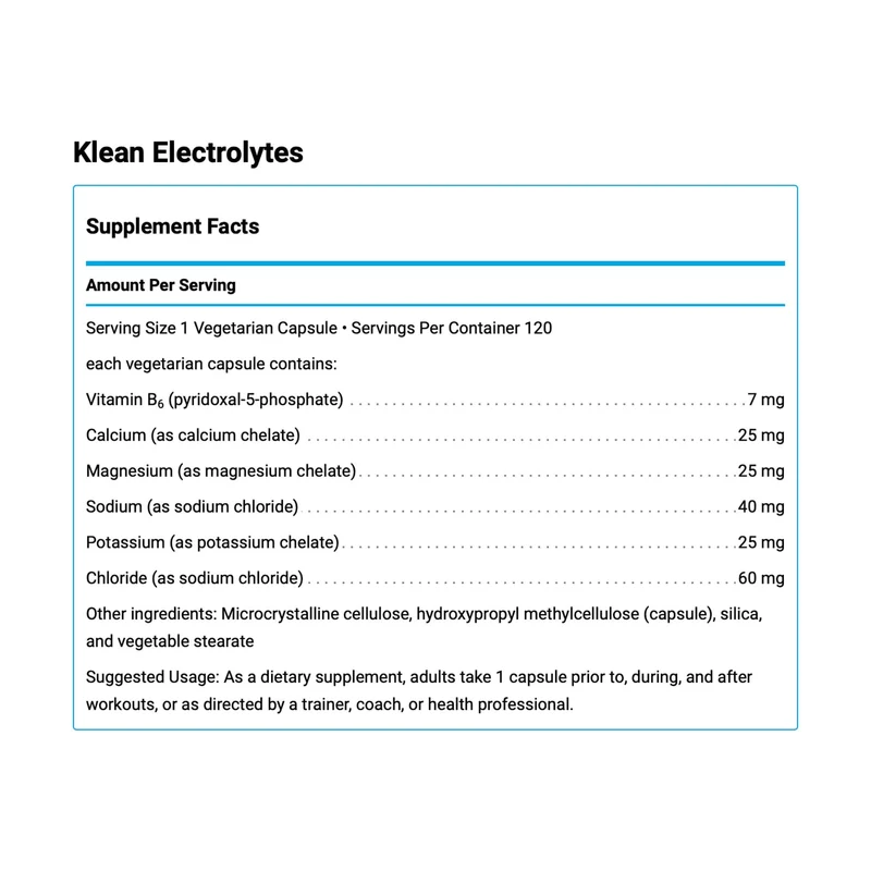 Klean Athlete Electrolytes