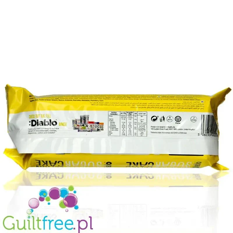 Diablo Lemon Cake - gotowe biszkoptowe ciasto cytrynowe bez cukru