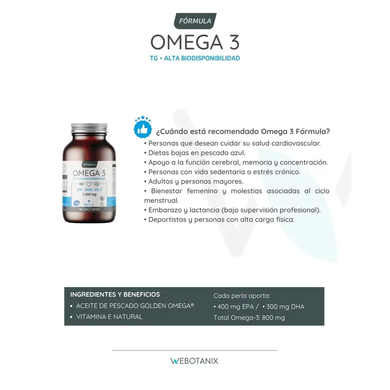Webotanix Omega-3 Formula, 90 softgels