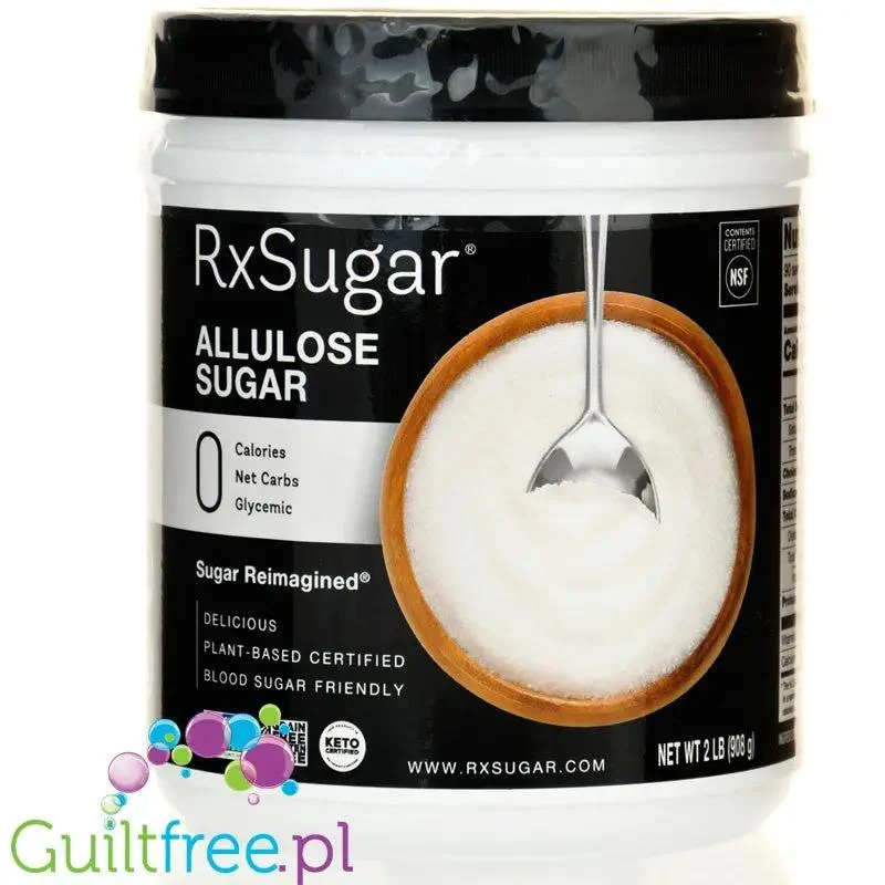 RxSugar Allulose 908g - słodzik, alluloza w proszku