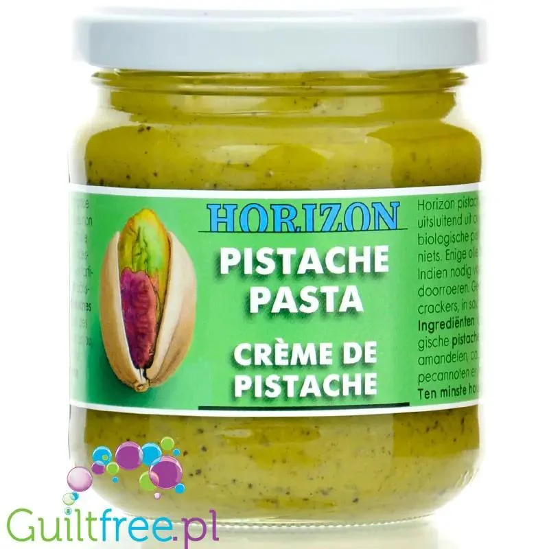 Horizon Crème de Pistache - krem pistacjowy 100% surowych nieprażonych pistacji bez soli i cukru