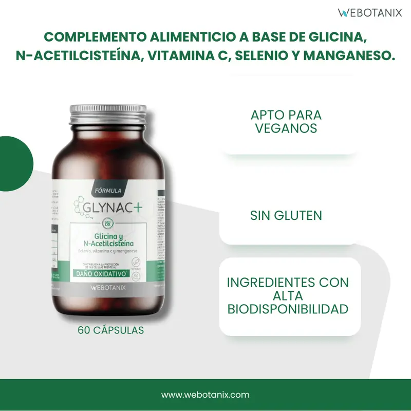 Webotanix Glynac Formula, 60 capsules