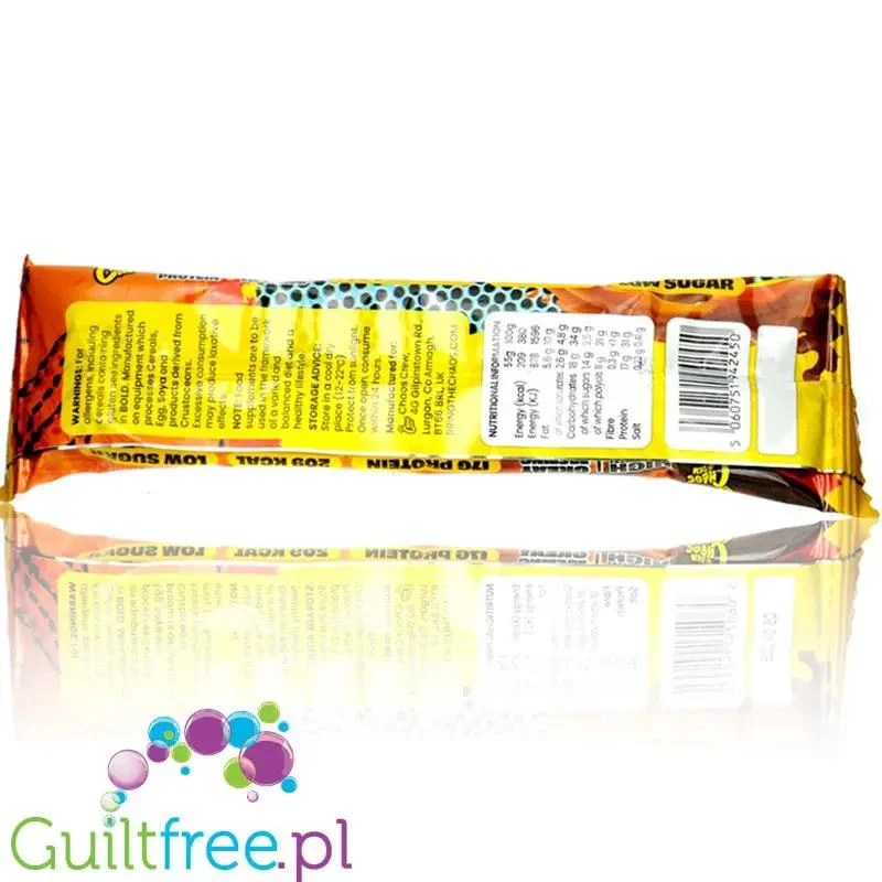 Chaos Crew Protein Bar Chocolate Caramel - baton proteinowy 17g białka & 209kcal