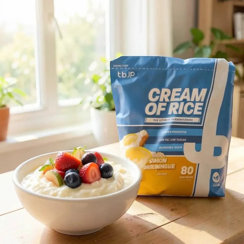TBJP Cream of Rice, Lemon Maringue Pie 2kg - kleik ryżowy bez cukru, regeneracyjny posiłek treningowy