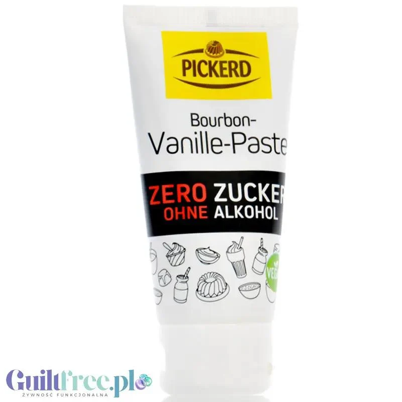 Pickerd Bourbon Vanille Paste - wegańska pasta waniliowa bez cukru i alkoholu