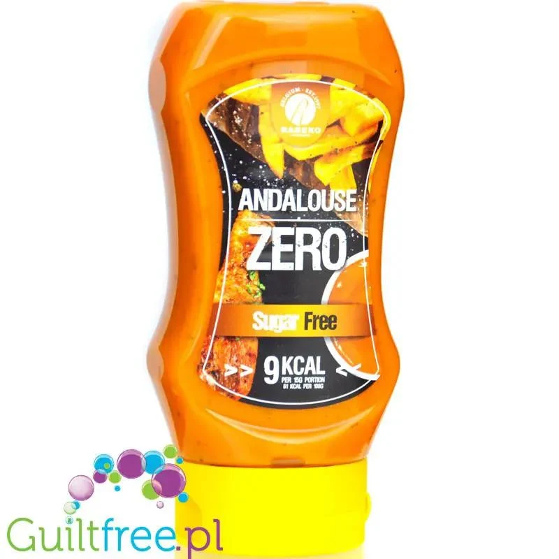 Rabeko Andalouse Zero 350ml - sos pomidorowo-musztardowy bez cukru i tłuszczu
