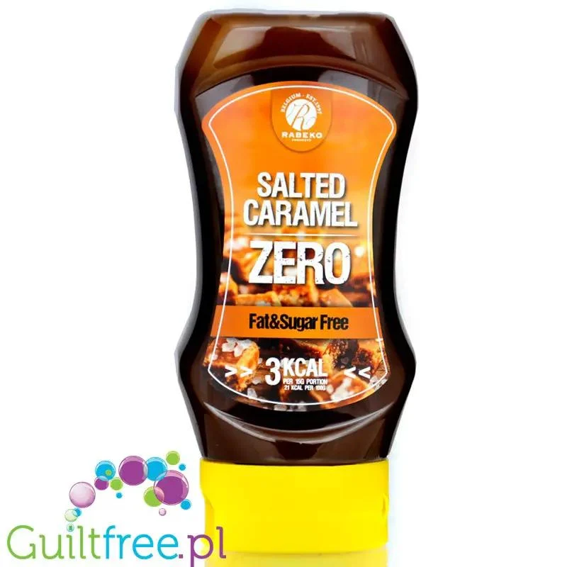 Rabeko Salted Caramel Zero - deserowy sos bez dodatku cukru o smaku solonego karmelu 21kcal