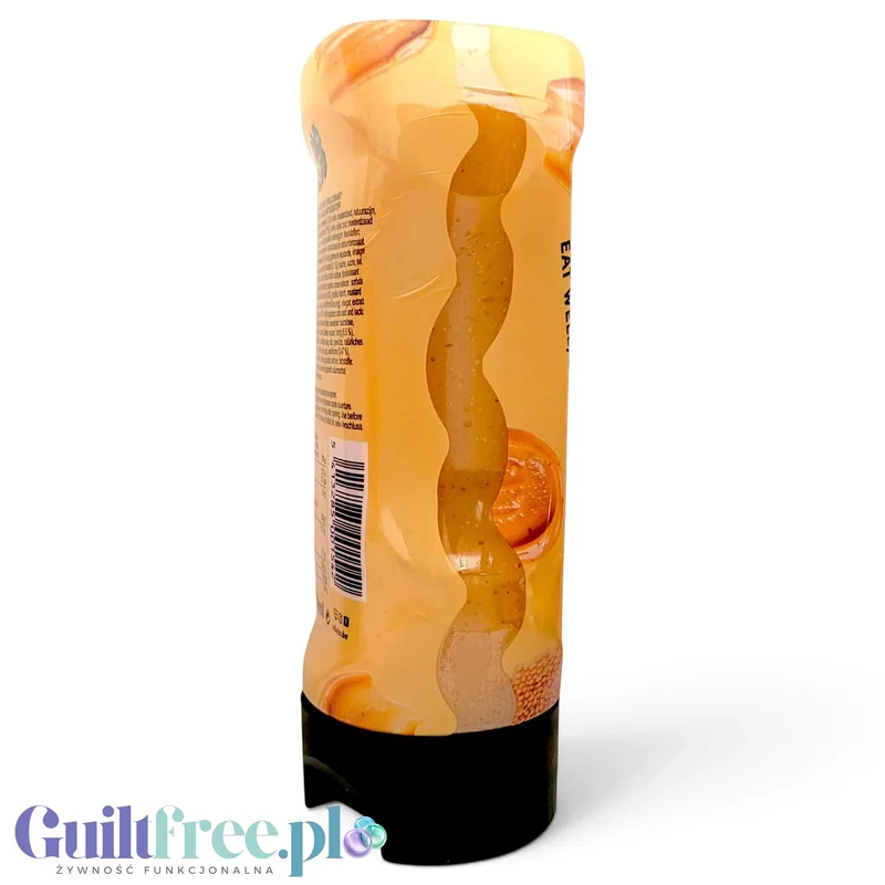 Rabeko Honey Mustard Dressing Zero 350ml - sos o smaku miodowo-musztardowym, bez dodatku cukru
