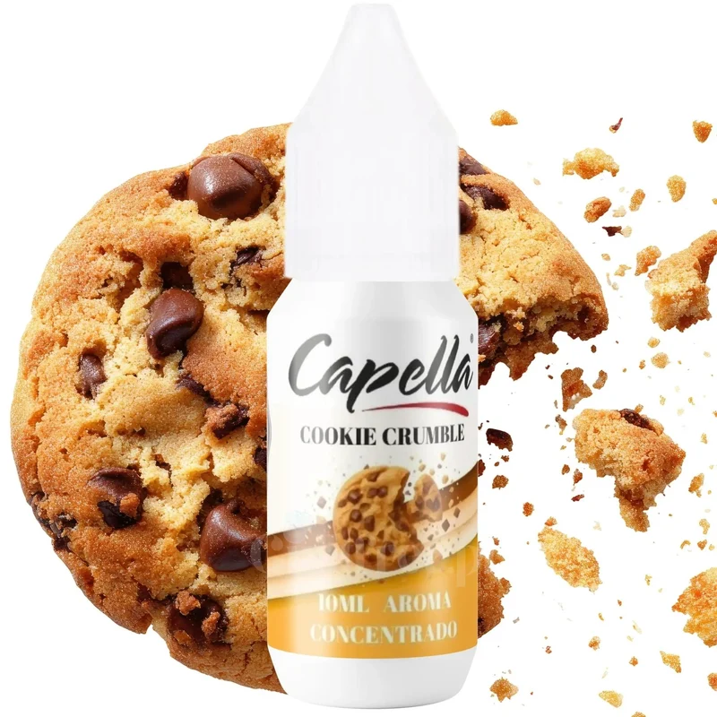 Capella Cookie Crumble - skoncentrowany aromat bez cukru i bez tłuszczu, Kruche Ciastko