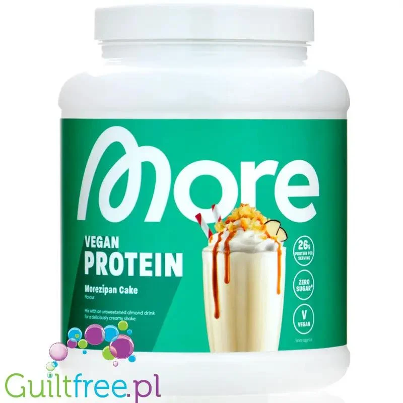 More Nutrition Total Vegan Protein Morezipan Cake 0,6kg - wegańska odżywka białkowa, smak Ciasto Marcepanowe