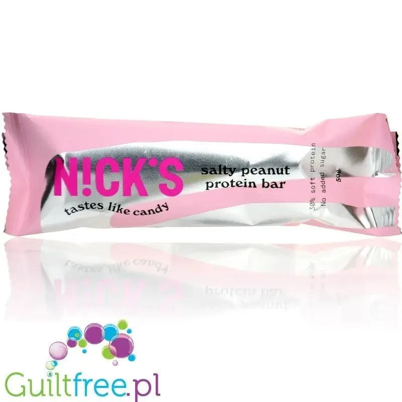 N!ck's Nicks Salty Peanut Protein Bar 203 kcal - baton proteinowy w czekoladzie mlecznej z Orzeszkami Ziemnymi