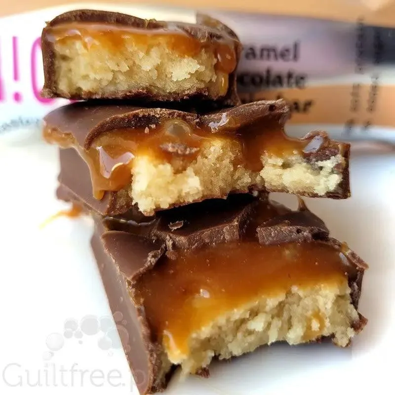 N!ck's Nicks Caramel Chocolate Protein Bar 190 kcal - baton proteinowy w czekoladzie mlecznej o smaku Słonego Karmelu