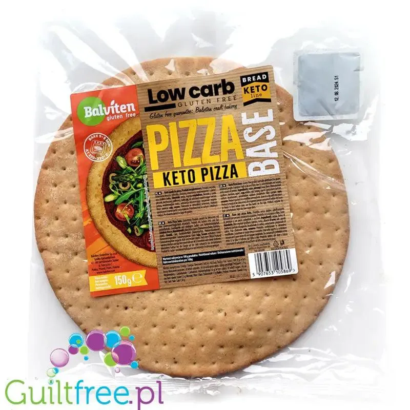 Balviten Low Carb Keto Pizza - bezglutenowa keto pizza z mąki migdałowej 15g białka