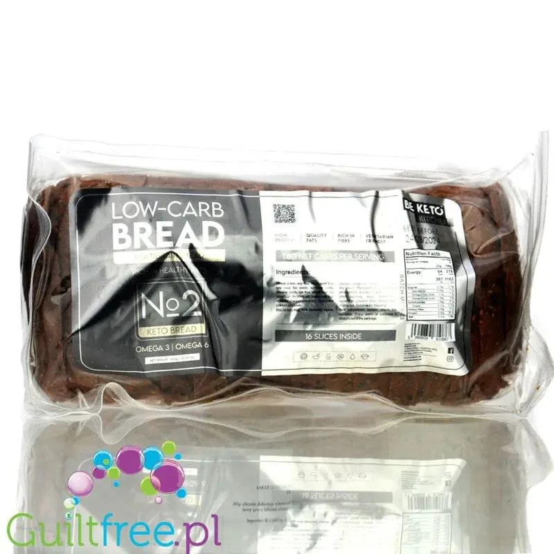 BeKeto No2 Low-Carb Multigrain Bread - gotowy wieloziarnisty keto chleb krojony