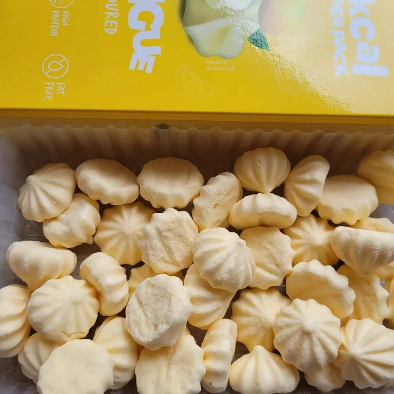 Locco Meringue Lemon - bezy bez cukru z erytrytolem, 1kcal w sztuce, Cytryna