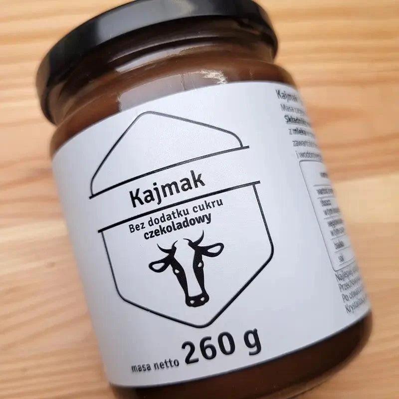 Polder Kajmak Polska Czekolada - masa krówkowa bez dodatku cukru z erytrolem o smaku czekoladowym