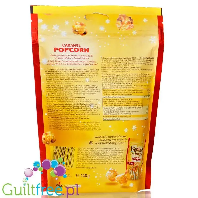 Werther's Original Caramel Popcorn Classic (CHEAT MEAL) - karmelizowany popcorn