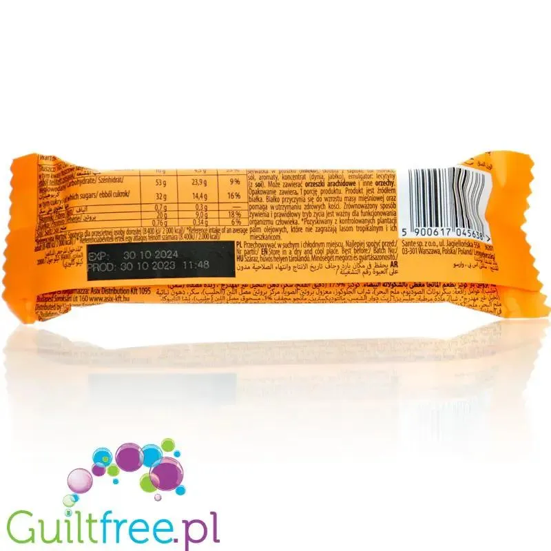 Sante GoON Protein Crisp Mango Cookies - chrupiący baton proteinowy z ciasteczkami i mango