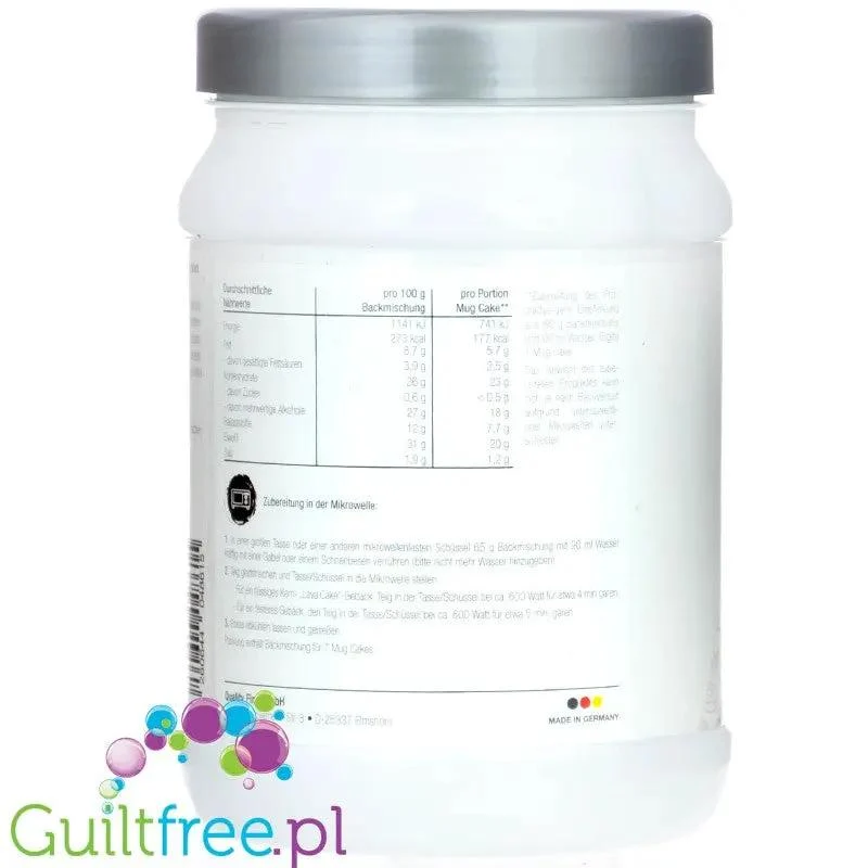 More Nutrition Protein Mug Cake Ultra Dark Chocolate 455g - proteinowa babeczka z kubeczka (ciemna czekolada) 20g białka