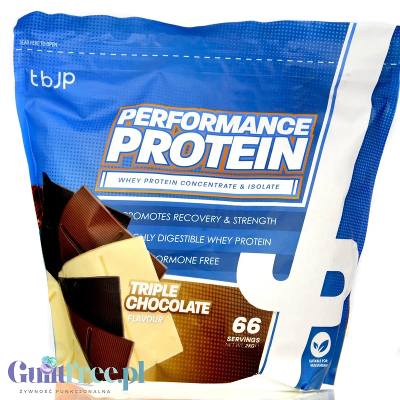 TBJP Performance Protein WPC & Isolate Triple Chocolate 2kg - odżywka białkowa WPC & WPI, smak Potrójna Czekolada