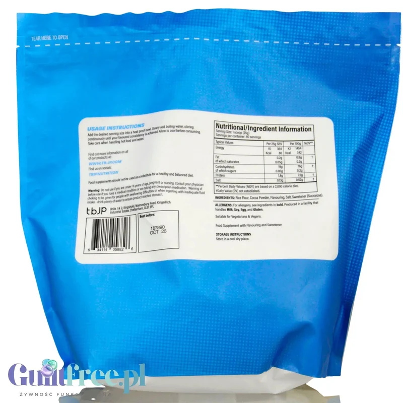TBJP Performance Protein Whey & Isolate Caramel Fudge 2kg - odżywka białkowa WPC & WPI, smak Karmelowa Krówka