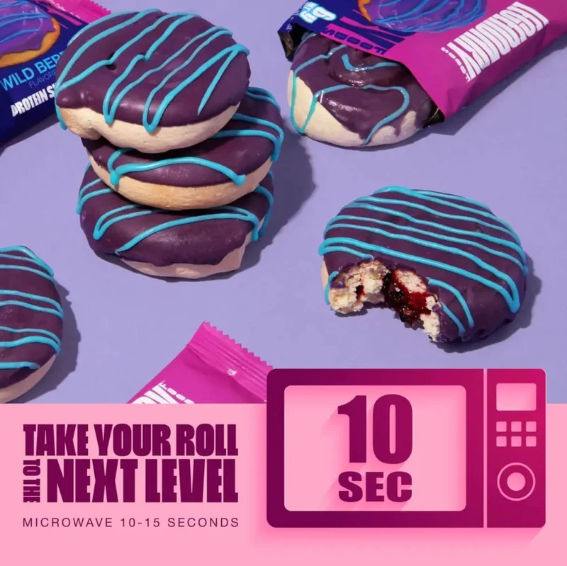 Legendary Foods Protein Sweet Roll Wild Berry - proteinowe zawijane ciacho owocowe bez cukru 20g białka