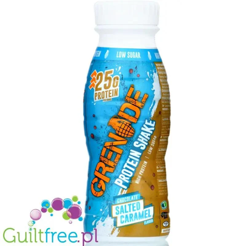 Grenade Carb Killa Salted Caramel - gotowy koktajl proteinowy bez laktozy 24g białka