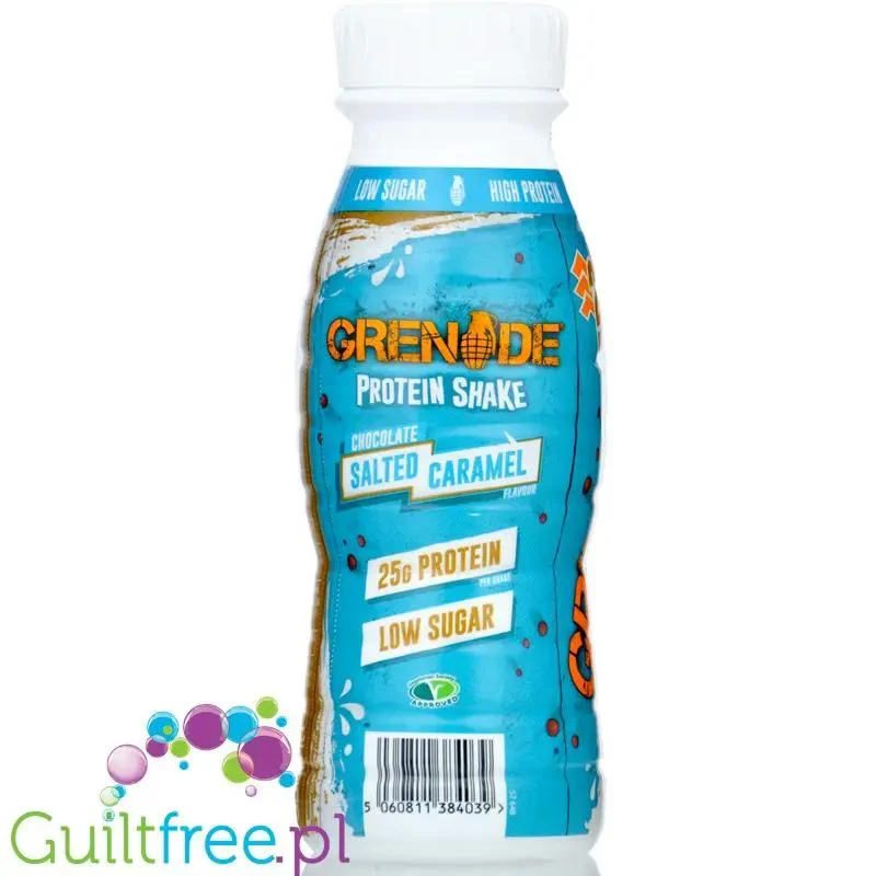 Grenade Carb Killa Salted Caramel - gotowy koktajl proteinowy bez laktozy 24g białka