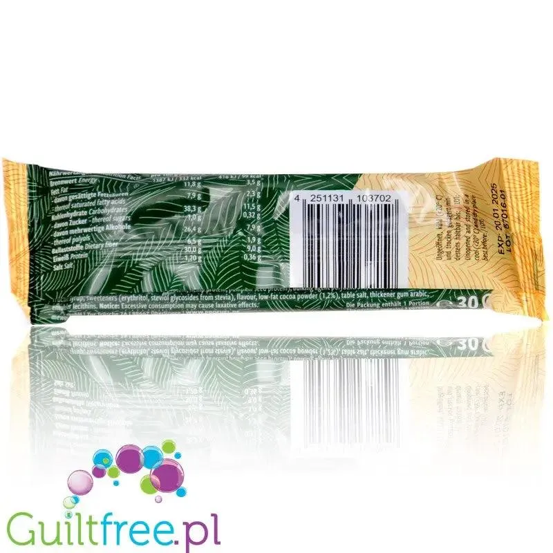 ProFuel Nexus Protein Bar Double Chocolate Crispy 99kcal - wegański chrupiący baton proteinowy bez cukru