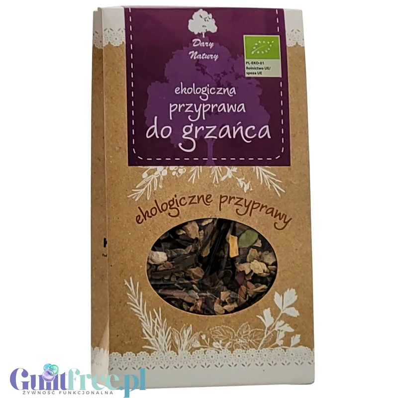 Dary Natury Ekologiczna przyprawa do grzańca bez cukru i glutenu