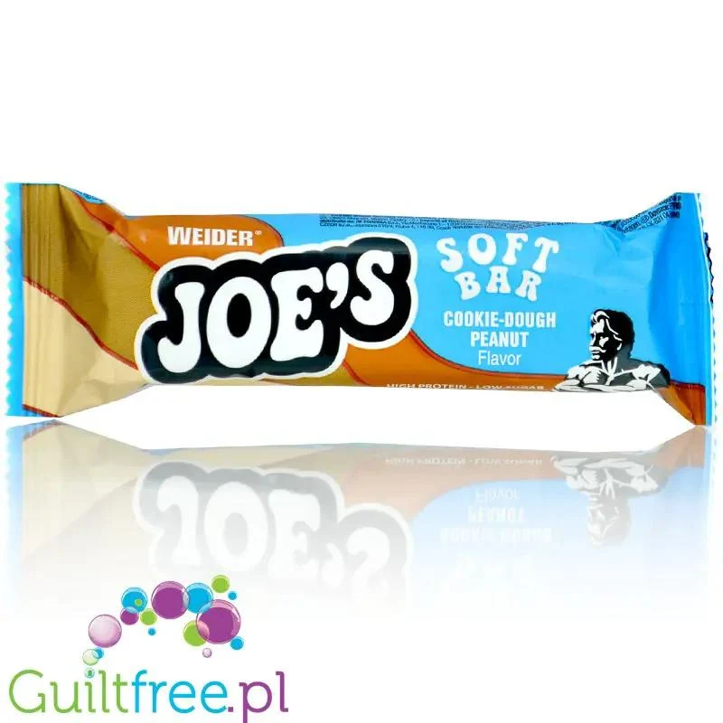 Weider Joe's Soft Bar Cookie Dough Peanut - baton proteinowy 198 kcal i 14g białka